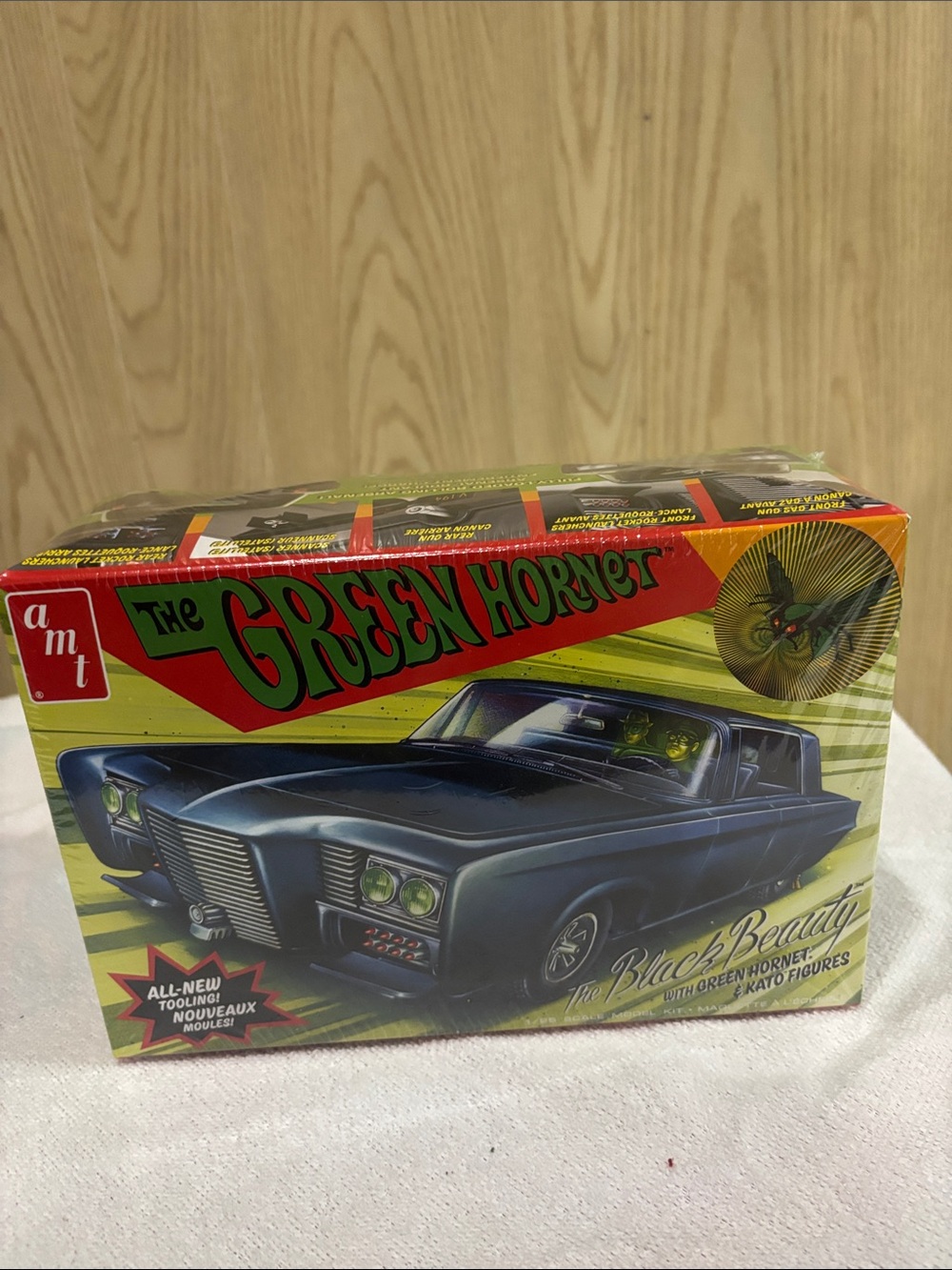 The Green hornet The black beauty with green hornet & kato figures. Model set